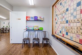 Anderson apartment for rent - game room with life-size scrabble 