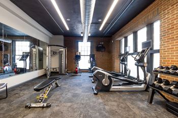 Two level fitness center
