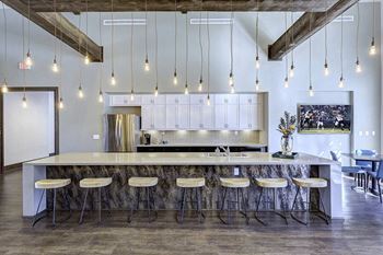 Residential lounge kitchen