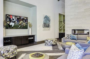 Living room with tv