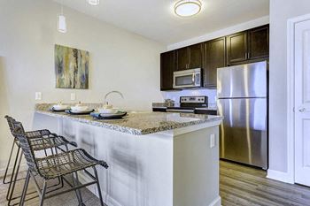 Stainless steel kitchen appliances