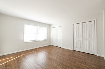 Vacant bedroom area