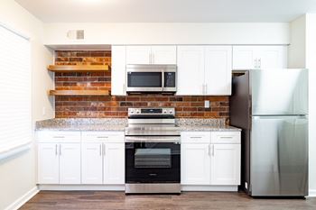Kitchen with new appliances