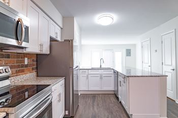 Kitchen with custom cabinetry