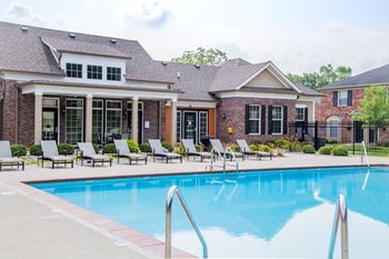 Relaxing pool area with sundeck