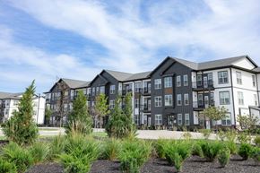 West Lafayette apartment for rent - Modern apartment buildings with private balconies and landscaped grounds at Montage West Lafayette apartments in West Lafayette, IN.