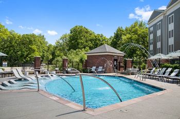 The swimming pool at the resort at glade springs