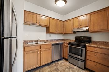 An empty kitche