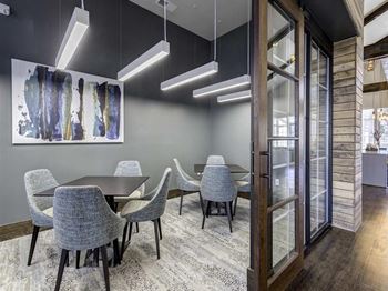 Private meeting area