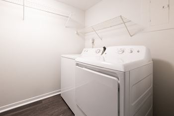 Washer and dryer in unit