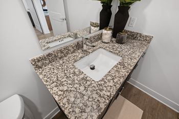 Elegant granite countertops
