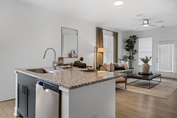 Elegant granite countertops