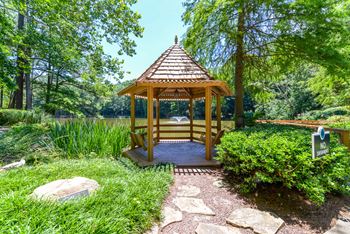 Lakeside gazebo
