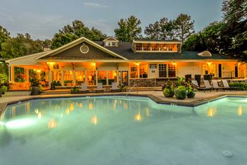 Front pool view