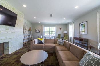 Living room with clean and spacious look