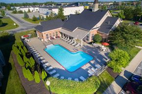 Avon apartment for rent - Aerial View Of Pool at Steeplechase at Shiloh Crossing, Avon, IN