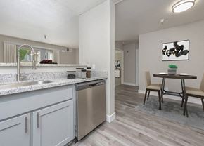 San Leandro apartment for rent - Kitchen area with view of dining