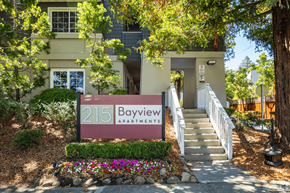 San Rafael apartment for rent - A Sign for Property at 215 Bayview Apartments, California