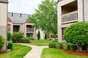 Battle Ground apartment for rent - Beautifully Landscaped Grass Courtyard at Devonwood and First Place Apartments, Washington, 98604