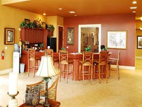 Miami apartment for rent - Clubhouse seating at Alhambra Cove, Miami, FL 33167
