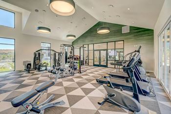 The apartments at masse corner 205 fitness room