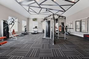 Broomfield apartment for rent - Fitness room with cardio and strength equipment 