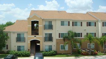 Exterior building with parking 