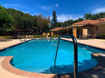 Pool with lounge chairs 