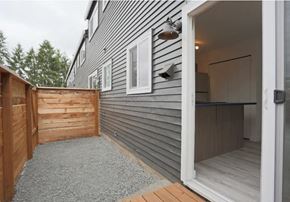 Tigard apartment for rent - Backyard at Tigardville Apartments, Tigard
