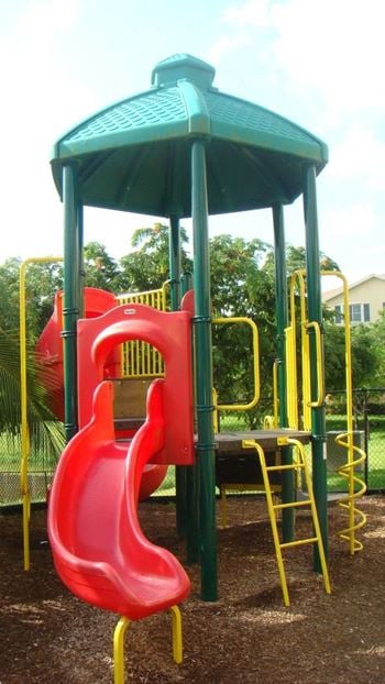 Playground near the building