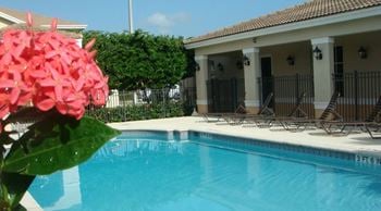 Pool with lounge chairs