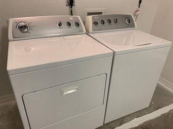 Full size washer and dryer