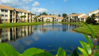 San marco community exterior with lake