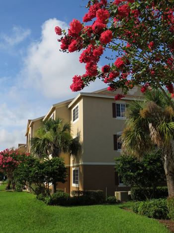 San marco community exterior with lush landscaping