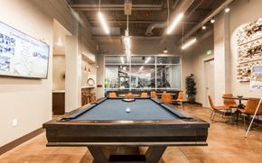 Sparks apartment for rent - play a game of pool on the pool table in our game room