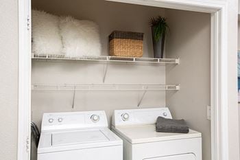Full size washer & dryer included