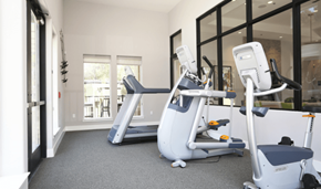 Fairfield apartment for rent - Fitness room with cardio equipment