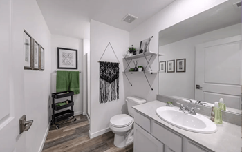 Solid quartz bath countertops