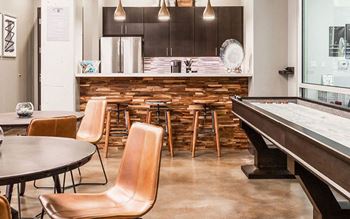 The clubhouse: business center and coffee bar