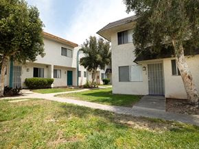 El Cajon apartment for rent - Community buildings near grass and sidewalks