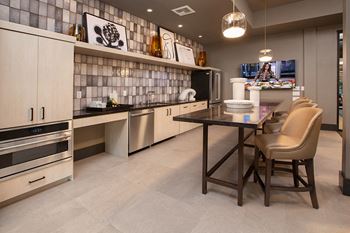 Entertaining clubhouse with kitchen