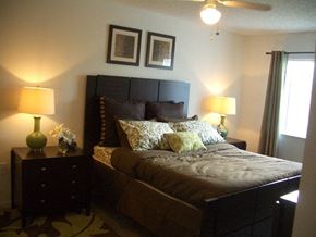 Fort Myers apartment for rent - Bedroom with window at Bernwood Trace Apartments, Fort Myers, Florida