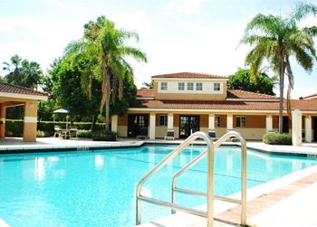 Pool with lounge chairs 