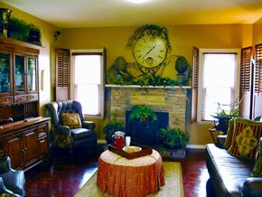 Miami apartment for rent - Clubhouse seating by fireplace  at Bay Winds, Florida