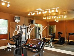 Miami apartment for rent - Gym with cardio and weight equipment at Captiva Club, Miami, FL, 33157