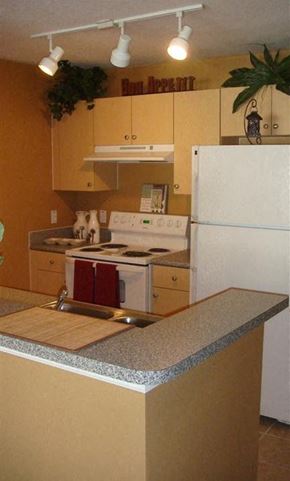 Tampa apartment for rent - Kitchen with appliances at Clipper Bay, Tampa, FL, 33616