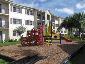 Miami apartment for rent - outside playground for resident use at Valencia Pointe, Florida