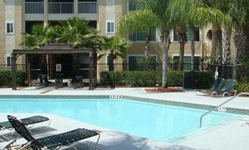 Pool with sundecks