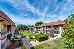 Sylmar apartment for rent - Exterior of buildings with large grass areas