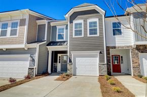 Sherrills Ford townhouse for rent - a house with a red door and gray siding